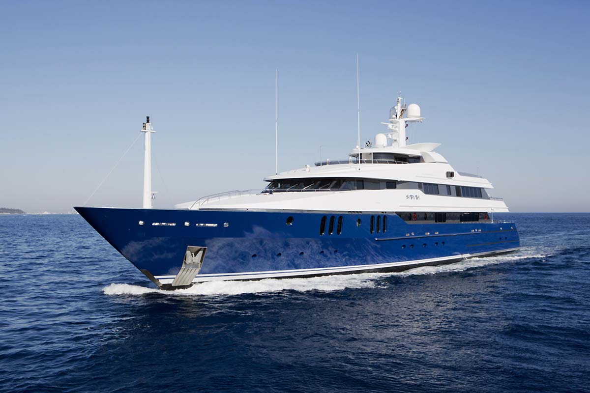 62m charter yacht